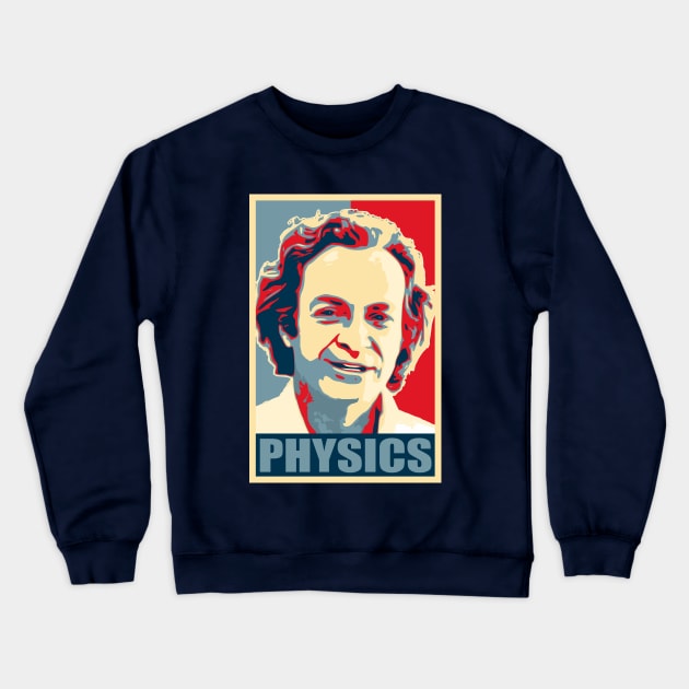 Richard Feynman Physics Crewneck Sweatshirt by Nerd_art